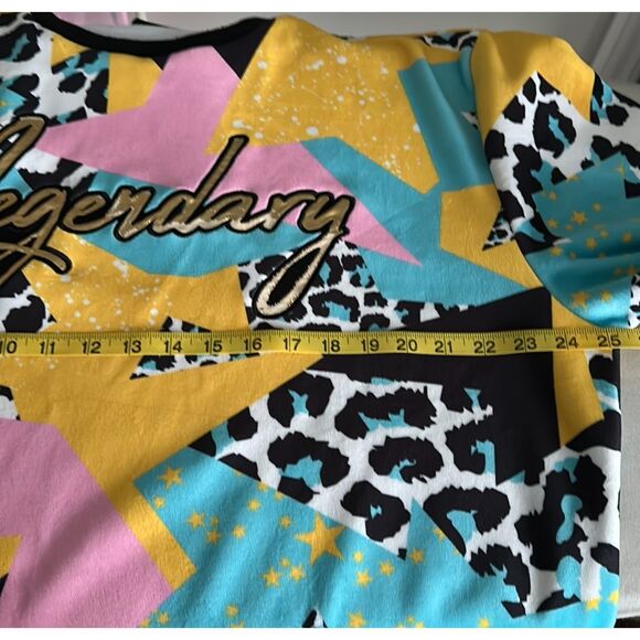 Switch Remarkable “Legendary” Graphic Sweatshirt Size 2X Bold Retro Animal Print - Picture 7 of 11